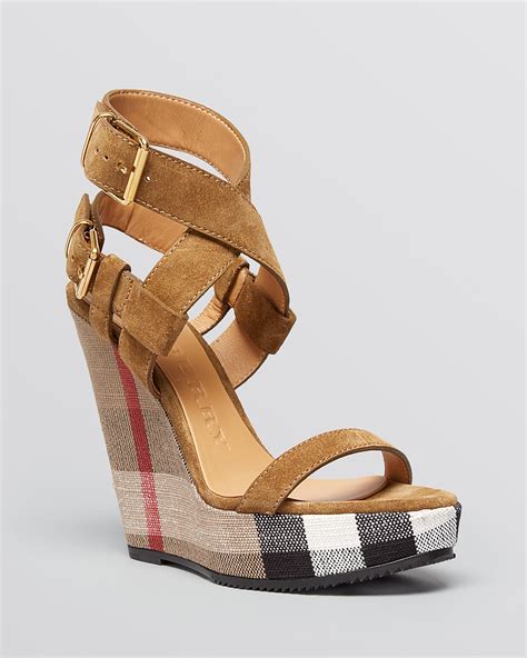 burberry wedge sandals